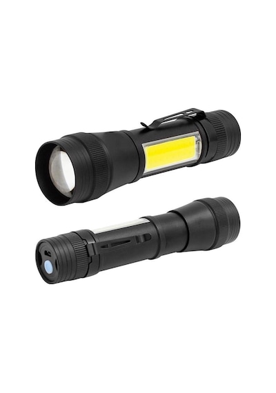 Powermaster Pm-14622 Metal 4 Işık Modlu Su Geçirmez 3400 Lümen Power Ledli Şarjlı El Feneri Diğer