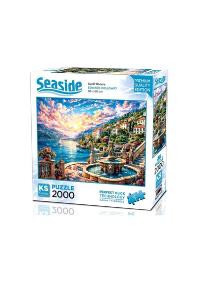 Ks Games 2000 Parça Puzzle Güneşli Riviera Sunlit Riviera - 22541