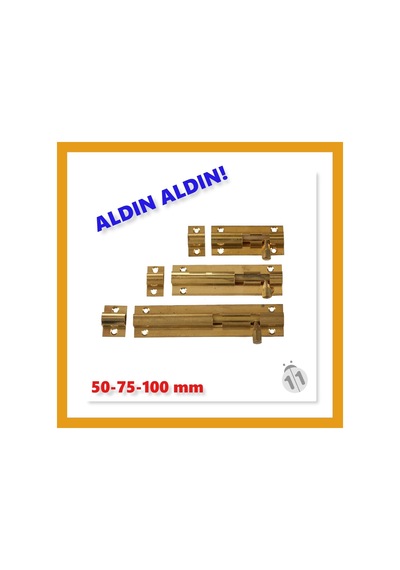 7.5 Cm Pirinç Sürgü Kale Dış Ticaret Ürünüdür