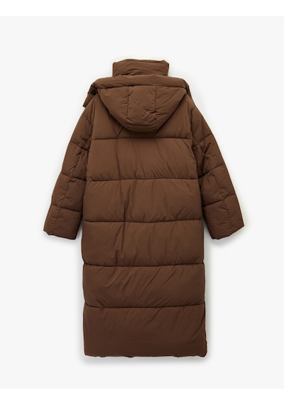 Koton Uzun Kollu Cepli Kapüşonlu Fermuarlı Oversize Su İtici Uzun Şişme Mont Kahverengi 6wak00233ew Kahve Koton Uzun Kollu Cepli Kapüşonlu Fermuarlı Oversize Su İtici Uzun Şişme Mont Kahverengi 6wak00233ew Kahve