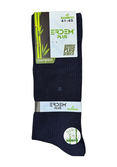 Erdemplus Erkek Bambu Çorap Dikişsiz 6'lı Çok Renkli Çok Renkli