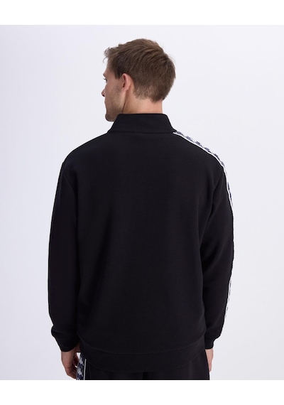 Kappa Authentic 222 Banda Pulliogt Erkek Siyah Regular Sweatshirt