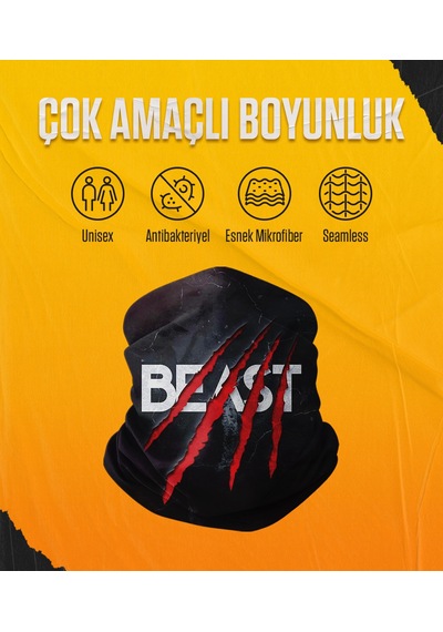 Musclecloth Çok Amaçlı Boyunluk Beast Çok Renkli