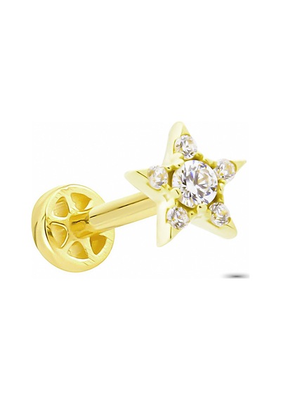 Glorria Altın Yıldız Tragus Piercing 20810060