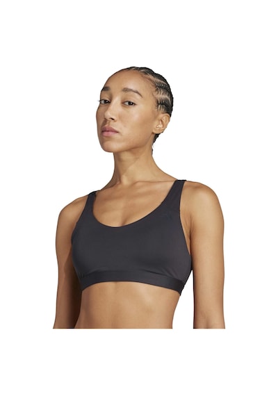 Black Adidas Kadın Koşu - Yürüyüş Sporcu Sütyeni Bra All Me Ess Ms Jl5491 siyah