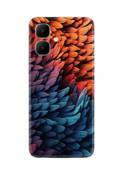 Infinix Smart 10 Kılıf Boutique Baskılı Resimli Yapraklar Pcode -090