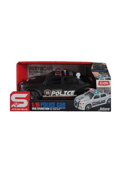 Ctoy Oyuncak Işıklı Ve Sesli Polis Arabası Ctoy-js124c
