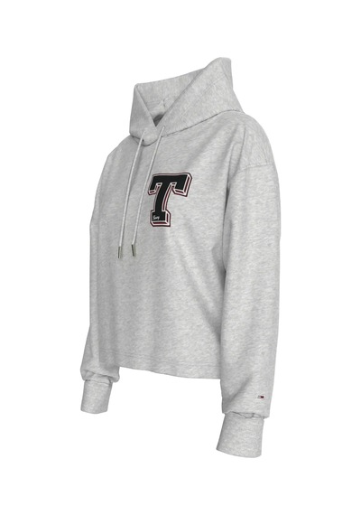 Tommy Hilfiger Tjw Crp Letterman Ho Kadın Gri Hoodie