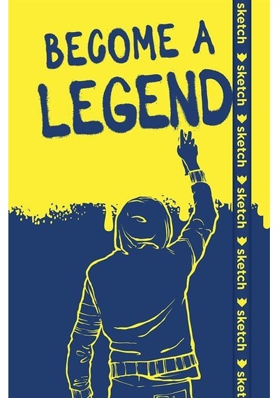 Become a Legend - Özel Tasarım Defter (Kalem Tutacağı Hediyeli)