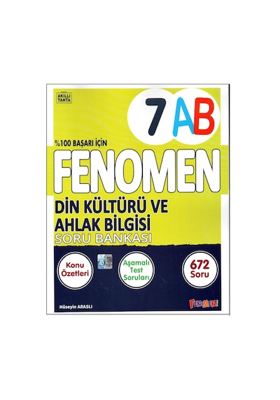 Fenomen 7, Sınıf Din Kültürü Ve Ahlak Bilgisi Soru Bankası