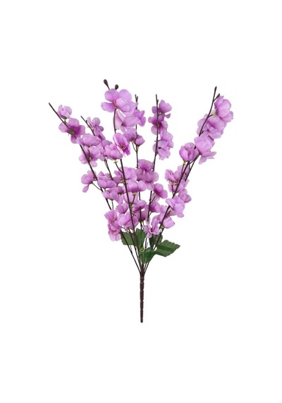 Yapay Çiçek Bahardalı Japon Kiraz Çiçeği 7 Dallı 57cm Lila