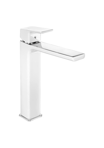 Eca Tiera Yüksek Tip Lavabo Bataryası Beyaz 104888002