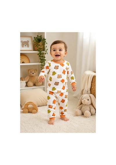 Uğur Bebe Miniworld Erkek Bebek %100 Pamuk Ayıcık Desenli Pijama Takımı Uzun Kollu Yumuşak Nefes Alan Alt Üst Takım Ekru Oranj Ekru Oranj Uğur Bebe Miniworld Erkek Bebek %100 Pamuk Ayıcık Desenli Pijama Takımı Uzun Kollu Yumuşak Nefes Alan Alt Üst Takım Ekru Oranj Ekru Oranj