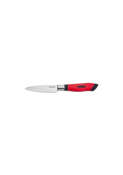 Chefline Pro 5 Parça Mutfak Bıçak Seti + Meyve Bıçağı Hediyeli Paslanmaz Çelik Kırmızı