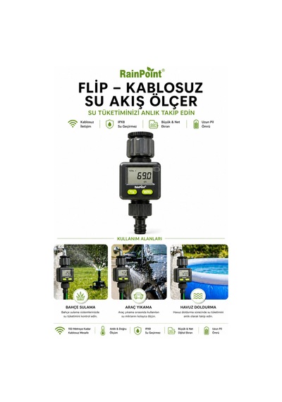 Rainpoint Debi Ölçer Küçük