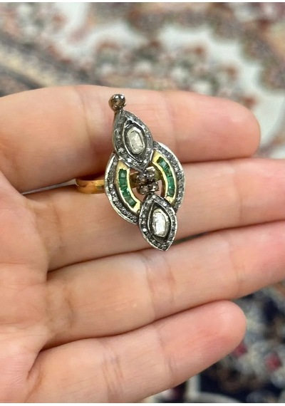 Zümrüt Elmas Yüzük 064