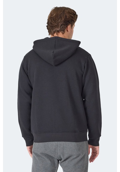 Slazenger Majestıc I Erkek Siyah Sweatshirt Siyah