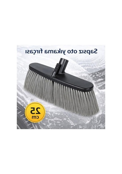 25 Cm Oto Yıkama Fırçası, Yumuşak Kıl Yapılı, Çizmez Temizleme