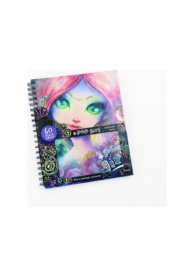 Siyah Sayfa Boyama Kitabı 60 Sayfa Spiral Defter