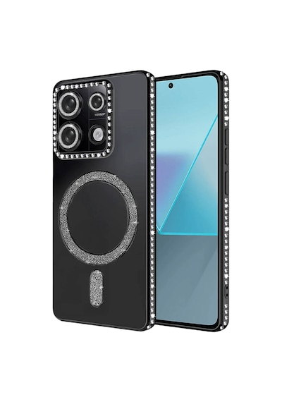 Xiaomi Redmi Note 13 Pro 4g Joke Simli Magneticsafe Kılıf - Siyah 0.2M-Çok Renkli