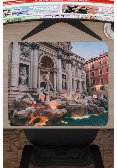 Roma İtalya V2 48x40 Xl Gaming Kauçuk Kaymaz Taban Mouse Pad Fare Altlığı