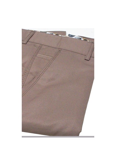 Classics Men Caserta Regular Fit Erkek Armürlü Keten Pantolon - 7635 Bej