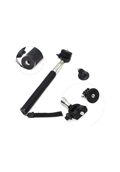 Aksiyon Kameralar için Monopod + Bağlantı Adaptörü