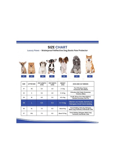 Patibon Su Geçirmez Köpek Botu 4 Lü Set - Yansıtıcı Şeritli & Kaymaz Taban M 4 Beden Pembe