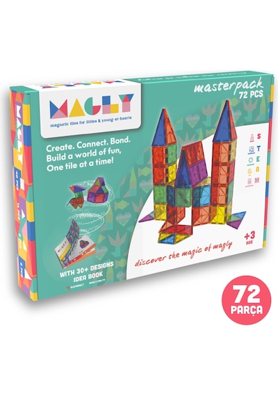 Magly 3 Boyutlu 72 Parça Manyetik Yapı Blokları