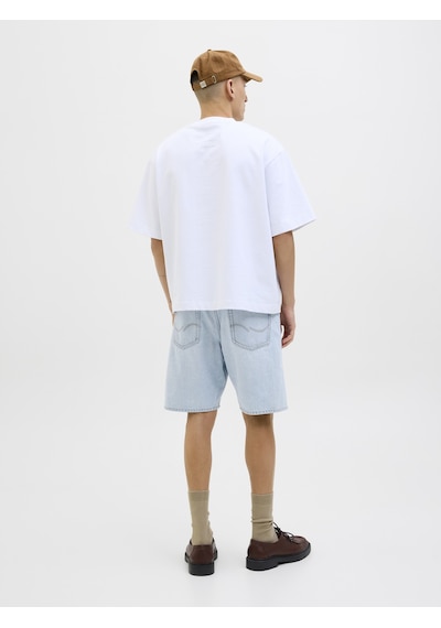 Jack & Jones Erkek Tony 210 Denim Sort - 12269533 - 1 Blue Denim