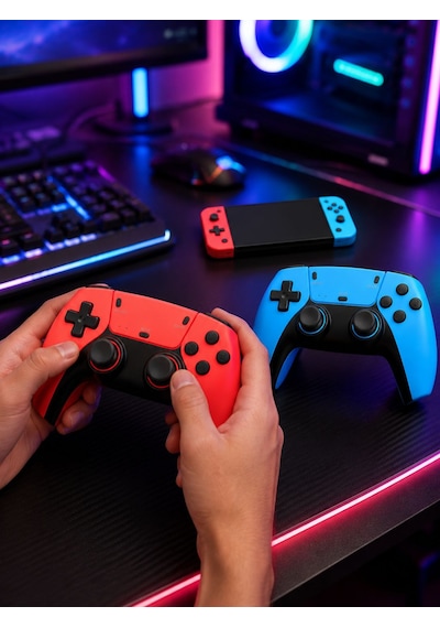 Kablosuz Retro Oyun Konsolu Hdmı Tv Bağlantılı Çift Gamepad Seti Diğer