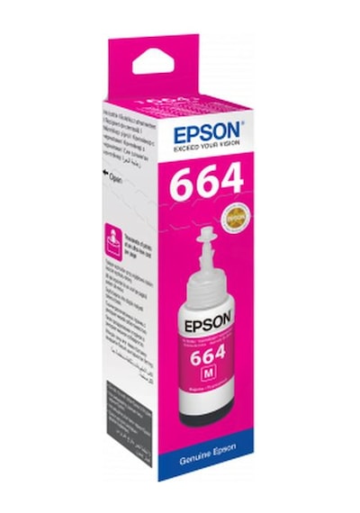 Epson T6643 Kırmızı/Magenta Şişe Mürekkep Kartuş 70 Ml