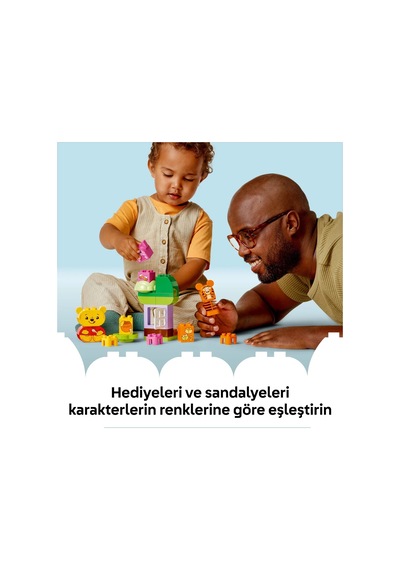 LEGO® DUPLO® | Disney Ayı Winnie’nin Doğum Günü Partisi 10457 - 1,5 Yaş ve Üzeri Çocuklar için Eğitici Oyuncak Yapım Seti (22 Parça)