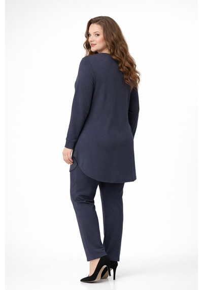 Baglan Kadın Bluz Pantolon Takım Bgl-st05424 İndigo