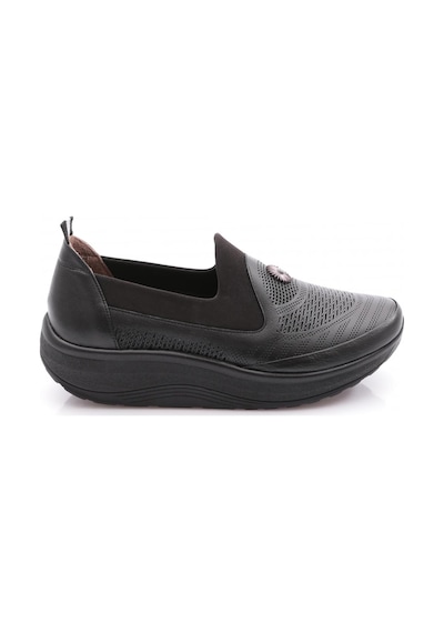 Dgn 4029 Kadin Comfort Ayakkabi Siyah Analin