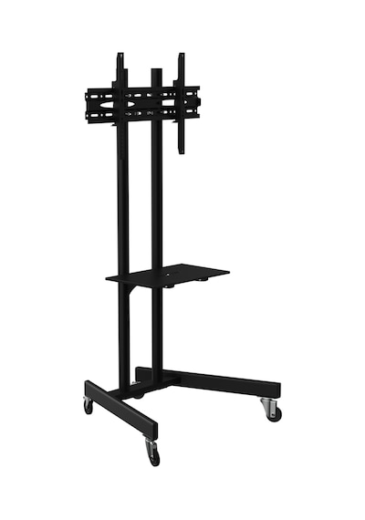 Alpin TV/Fuar Standı Bilgisayar Askı Aparatlı Metal Ayaklı Tekerlekli TV Sehpası/Ünitesi