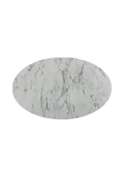 Katlanabilir Metal Ayaklı Ahşap Yer Sofrası Tepsi Sini Beyaz Mermer Desen 90 Cm Diğer