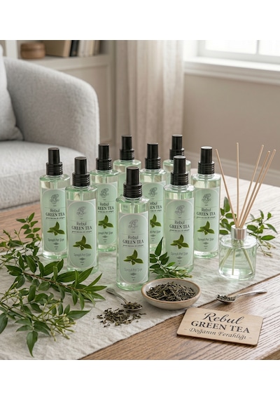 Rebul Green Tea Ferahlatıcı Kolonya Pet Şişe 125 Ml X 10 Adet 10'lu Çanta Boy Avantaj Seti