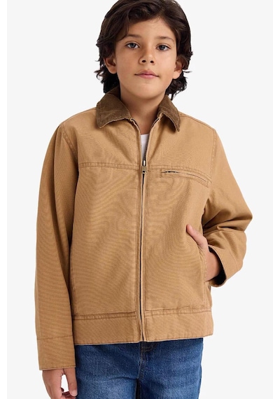 Defacto Polo Yaka Mont Erkek Çocuk F6705a826spbn584 Kahve-bn584