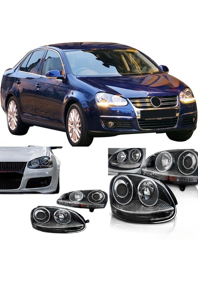 Vw Jetta 2008-2009-2010 Bi Xenon Özellikli Krom R32 Ön Far