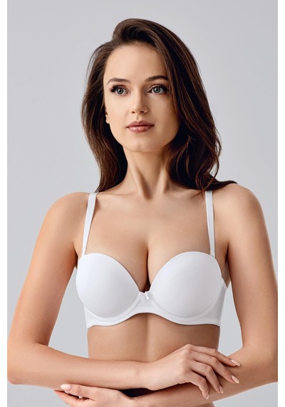 New Bra Kadın B Kap Çift Destekli Basic Sütyen Beyaz 7040 Beyaz