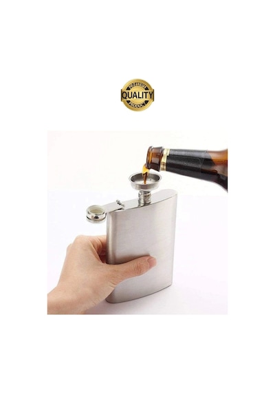 Limited Edition Sızdırmaz Paslanmaz Çelik 9 Oz Alkol Sıvı İçecek Kamp Cep Su Matarası Dayanıklı Çok Renkli