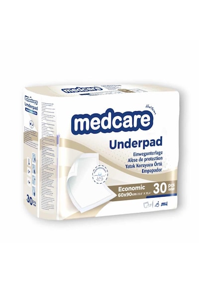 Medcare Ekonomik Yatak Koruyucu Örtü 60x90cm 30'lu 2 Paket 60adet