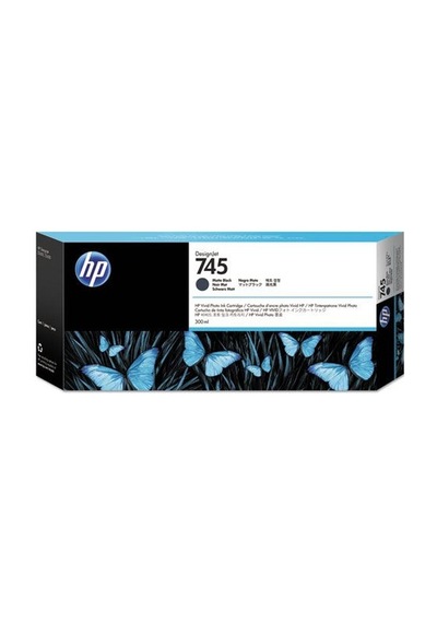 HP F9K05A No 745 300 ML Mat Siyah Designjet Kartuş