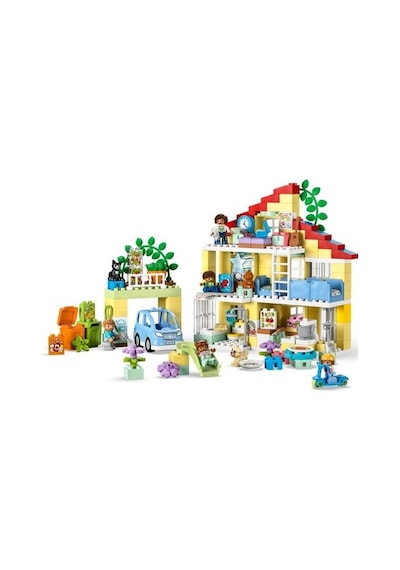 LEGO® DUPLO® Kasabası 3’ü 1 Arada Aile Evi 10994 3+ Eğitici Oyuncak Yapım Seti - 218 Parça