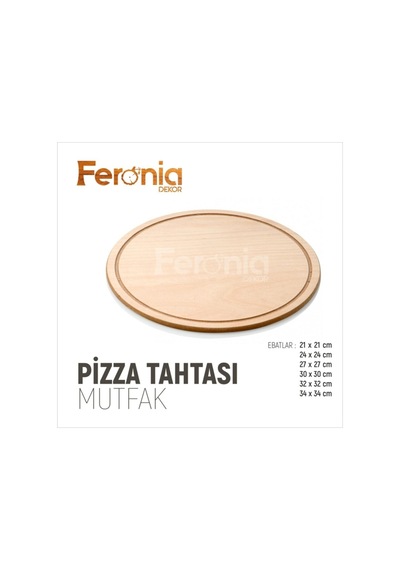 Ahşap Pizza Tahtası / Kesme Tahtası Ahşap