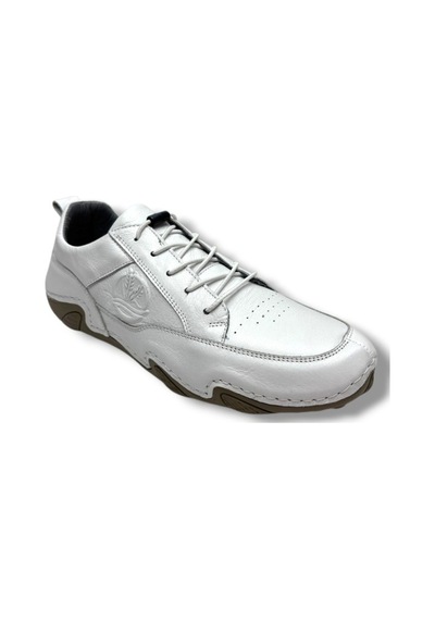 Sayar 362-26 Hakiki Deri Comfort Casual Erkek Ayakkabı Beyaz