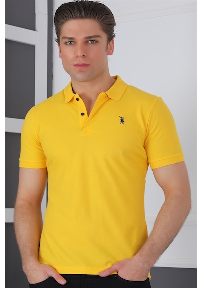 T8561 Dewberry Erkek Tshırt-sarı Sarı