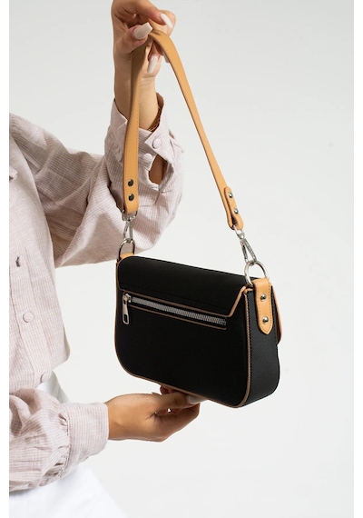 Just Polo Kadın Yeni Sezon Lakos El Ve Omuz Çantası 236005mh Siyah - Camel 38190646