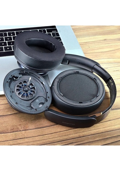 Anker Soundcore Space İçin Q45 İle Uyumlu Soğutucu Jel Kulaklık Yastığı, Hafızalı Köpük Yedek Ped, Serinletici Kumaş/suni Deri Kulaklık Süngeri Q45 Soğutucu Jel - Kumaş